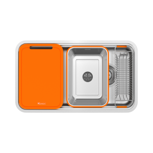 Chậu rửa bát phong cách Nhật R50 Tari 8047SU