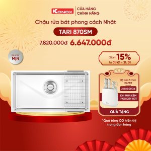 Alternative view of Chậu rửa bát phong cách Nhật bề mặt mịn Tari 870SM